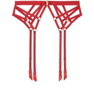 Victorias Secret Strappy Cage Ring Cut Out Garter